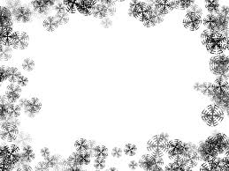 snowflake christmas frame ilration