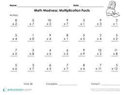 Free 4th grade multiplication math worksheets the 4th graders feel the pressure increased when they have to build on all the math concepts learned so far. 4th Grade Math Worksheets Free Printables Education Com