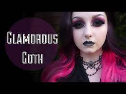 glamorous goth makeup look
