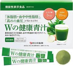 Amazon.co.jp: New Nippon Chemical W Health Aojiru, Lactic Acid Bacteria,  Made in Japan, Powder, Food with Functional Claims, 0.06 oz (1.8 g) x 31  Packs : Health & Personal Care