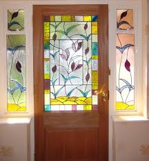 Leaf Motifs Stained Glass Designs For