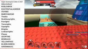By exchanging this promo code, you will gain x1000 crowns. Roblox Super Doomspire Codes 2021 March Theegg Youtube