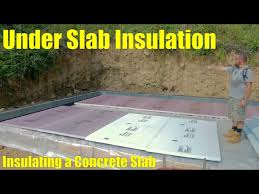 insulating concrete slab