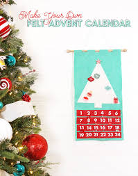 Diy Felt Christmas Tree Advent Calendar Persia Lou