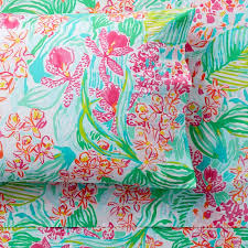 lilly pulitzer orchid s sheets