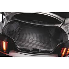 ford rubber trunk mat with running