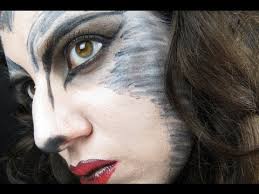 halloween female werewolf makeup
