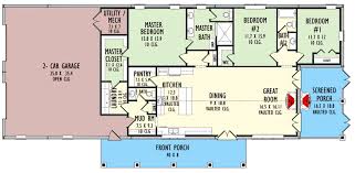 3 Bedroom Barndominium Pemb House Plan