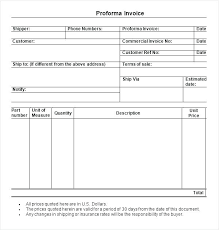 Customs Commercial Invoice Template Ups International Commercial