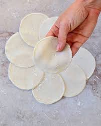 Using your hands, gather the dough together and knead until it forms a ball. Gluten Free Dumpling Wrappers Wonton Gyoza Elavegan Recipes