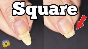 how to cut and file your nails square