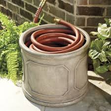 Garden hose holder storage pot copper with lid antique green finish lattice steel updated for november 2020 (green) 4.1 out of 5 stars. Rodin Hose Holder Ballard Designs