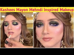 kashees mayoon mehandi inspired makeup
