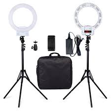 Led Ring Light And Stand 12 Outer Dimmable Led Ring Light Lighting Kit 6 6ft Stand Phone Holder Carrying Bag For Vlogging Portrait Youtube Video Shooting Facebook Instagram S11041 Walmart Com Walmart Com