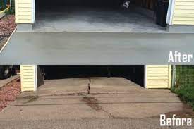 detached garage floor replacement how