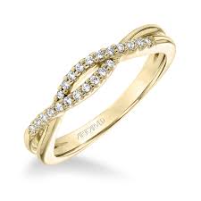 Looking for matching wedding bands? Artcarved Diamond Yellow Gold Womens Wedding Bands Designer Engagement Rings Fine Jewelry Arthur S Jewelers