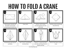 how to fold an origami paper crane