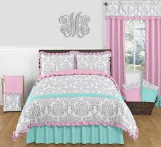 Turquoise Pink Skylar Comforter Set Full Queen Sweet Jojo Designs