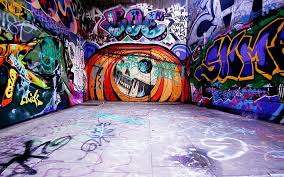 Graffiti Wall Art Background Design