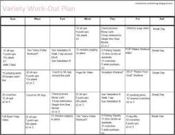 30 day fitness plan exles format