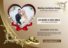 2023 wedding invitation card design psd