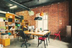 Modern Office Interior With Old Vintage