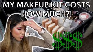 revealing the cost of my makeup kit