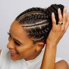 A double braided updo like this one provides all the easiness and reliability of braids with the added fun and excitement of trying out an original style. 20 Braided Buns For Black Hair For Immediate Inspiration Belletag