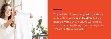 remove hair dye from salon towels
