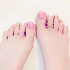 24pcs candy color acrylic fake toenail