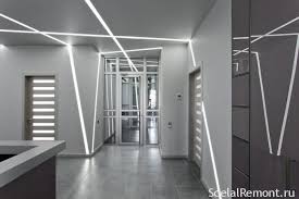 Led Lines In The Ceiling Plasterboard