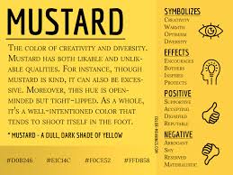 mustard color meaning the color