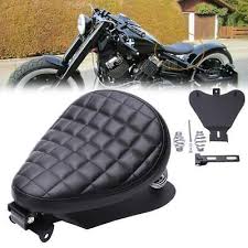 motorcycle solo seat kit soft leather