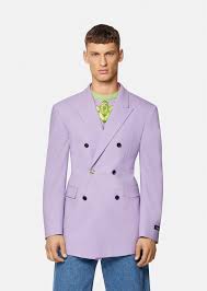 Versace collection men's wool sparkling one button suit us 40 it 50. Versace Blazers For Men Official Website