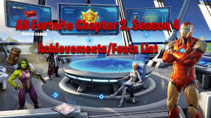 You'll receive the card once you complete it. All Fortnite Chapter 2 Season 4 Achievements Feats List Fortnite Insider