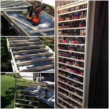 22 diy nail polish rack projects