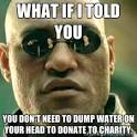 Image result for don't need charity meme