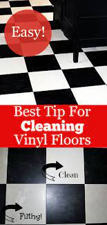 clean vinyl floors
