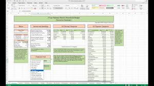 Household Budget Template And Tutorial Excel