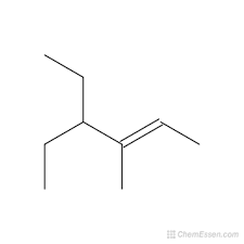 2e 4 ethyl 3 methylhex 2 ene structure