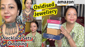 amazon oxidised jewellery sets ping