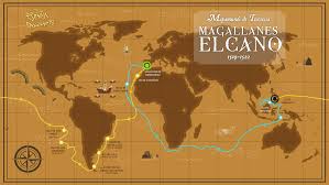 map of the magellan elcano expedition