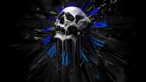 Skull, monochrome, dark, darkness, skull art, black and white, pattern, black, skulls, hd wallpaper. 59 Abstract Skull Wallpaper On Wallpapersafari