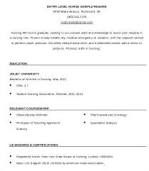 Medical Assistant Entry Level Resume Entry Level Nursing Resume