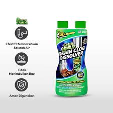 jual green gobbler 916 ml drain clog