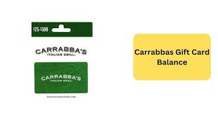 carrabbas gift card balance in 2024