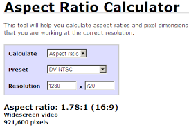 Calculate Aspect Ratio Of Monitor Screen Display