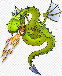 fire breathing dragon png