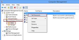 how to reset windows 8 pword without