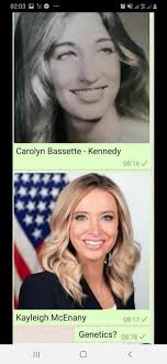 The latest tweets from @kayleighmcenany Elmerfudd50 On Twitter Carolyn Bassete Kennedy Born 1 7 66 Compared To Kayliegh Mcenany Born 4 18 88